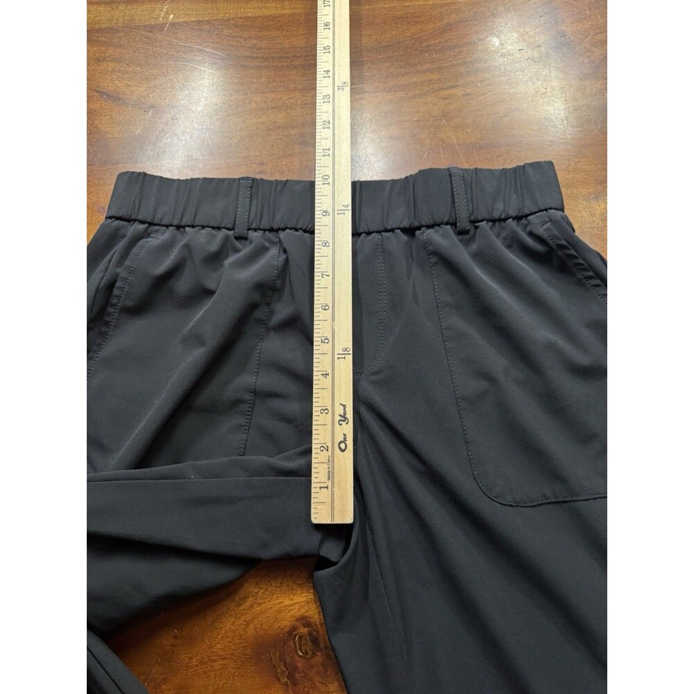 Banana Republic Womens Black Tech Stretch Pull On Ankle Higher Pants Sz XS - Picture 6 of 9